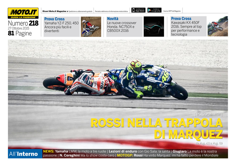 Magazine n&deg;218, scarica e leggi il meglio di Moto.it 