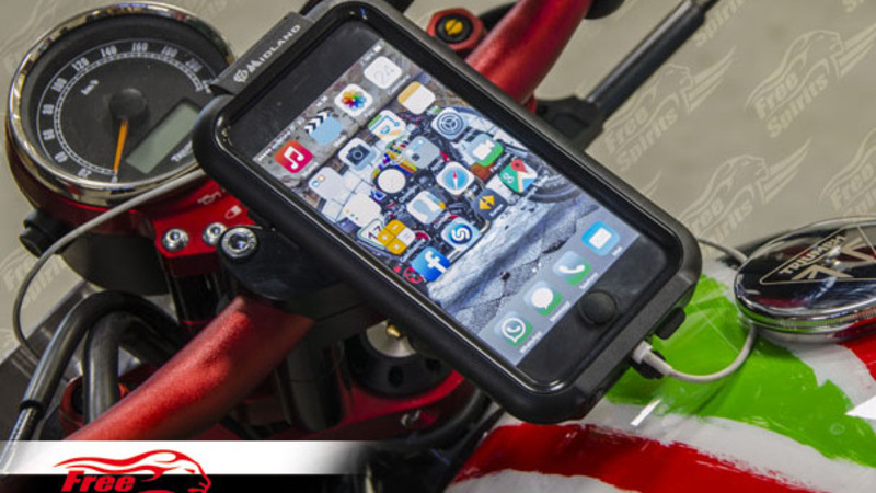 Free Spirits: supporto smartphone Triumph Bonneville SE