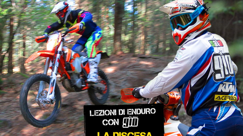 Lezioni di enduro con Gio Sala: la discesa