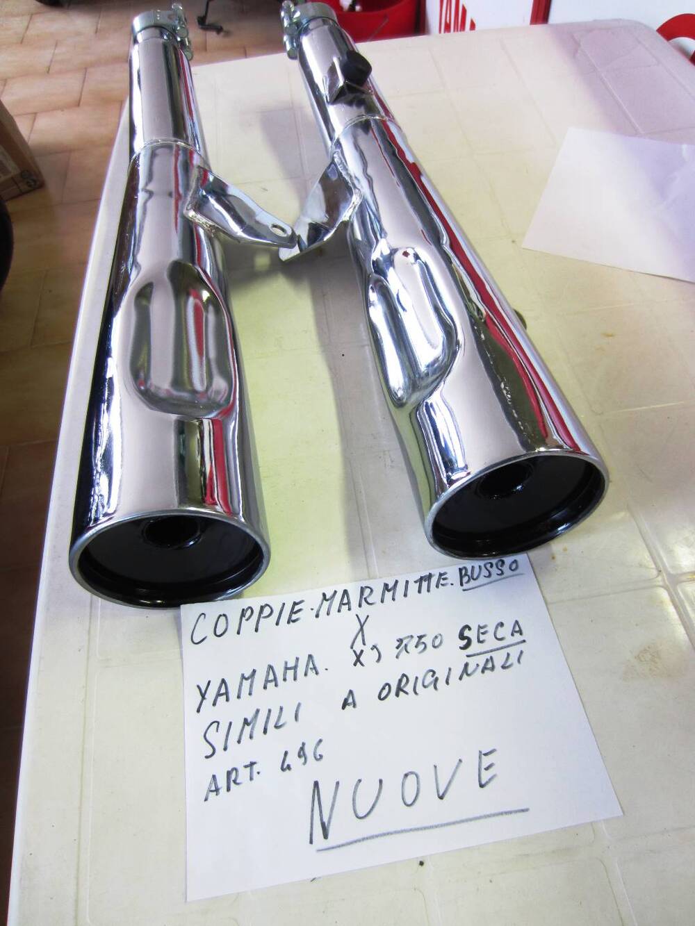 MARMITTA BUSSO PER YAMAHA XJ 750 SECA NUOVA