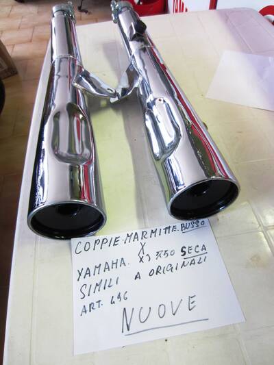 MARMITTA BUSSO PER YAMAHA XJ 750 SECA NUOVA