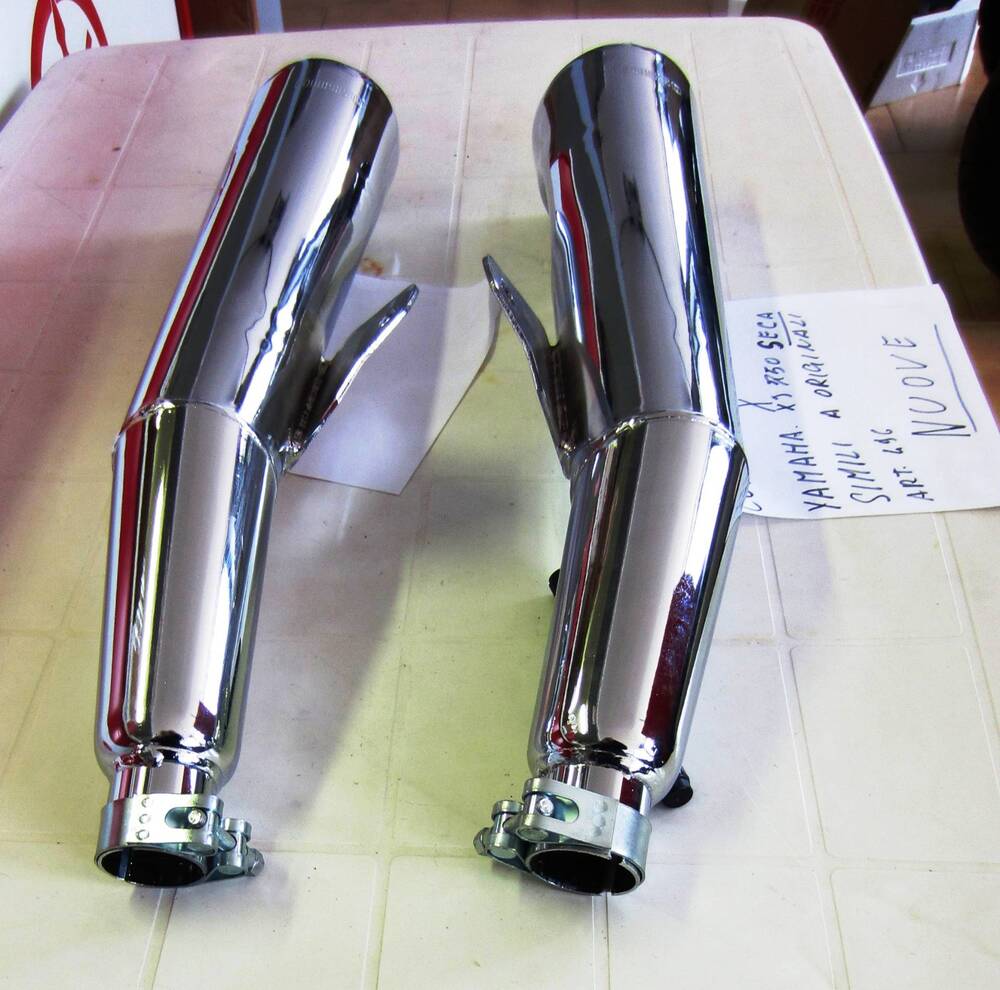 MARMITTA BUSSO PER YAMAHA XJ 750 SECA NUOVA (4)