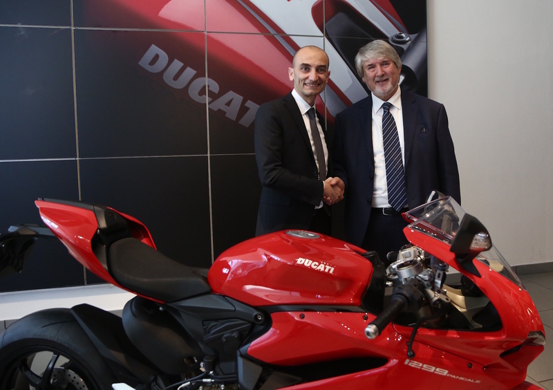 Il Ministro del Lavoro e Politiche Sociali Poletti in visita alla Ducati