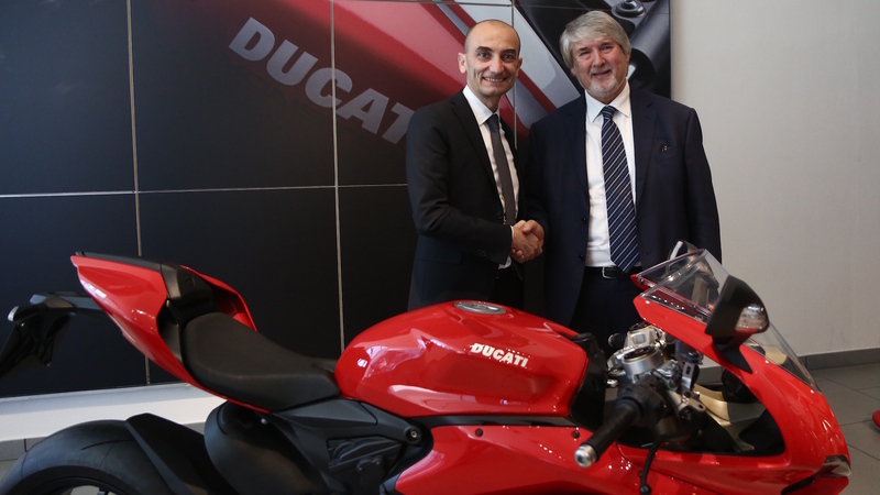 Il Ministro del Lavoro e Politiche Sociali Poletti in visita alla Ducati