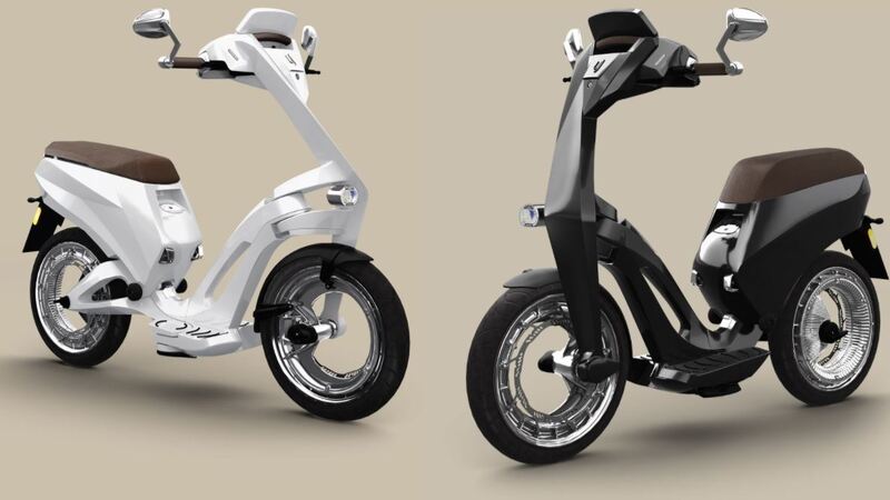 Pieghevole e con nanotecnologie: scooter UJET lanciato a Las Vegas