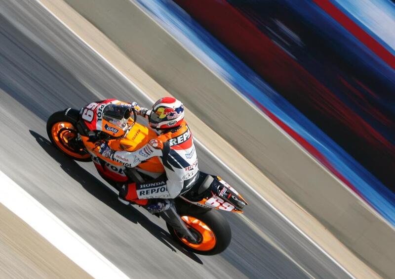 Nicky Hayden a Laguna Seca