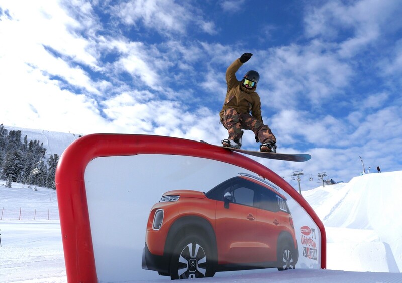 Citro&euml;n Unconventional Team sulle nevi di Obereggen Snowpark