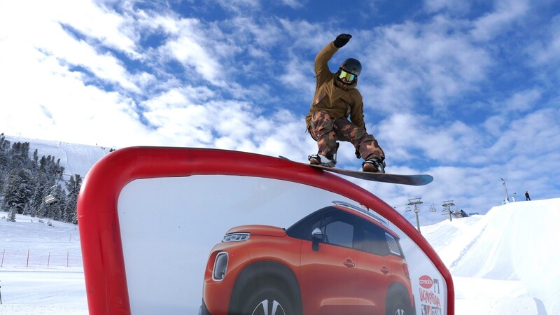 Citro&euml;n Unconventional Team sulle nevi di Obereggen Snowpark