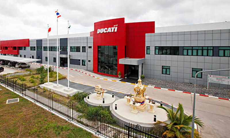 Lo stabilimento Ducati