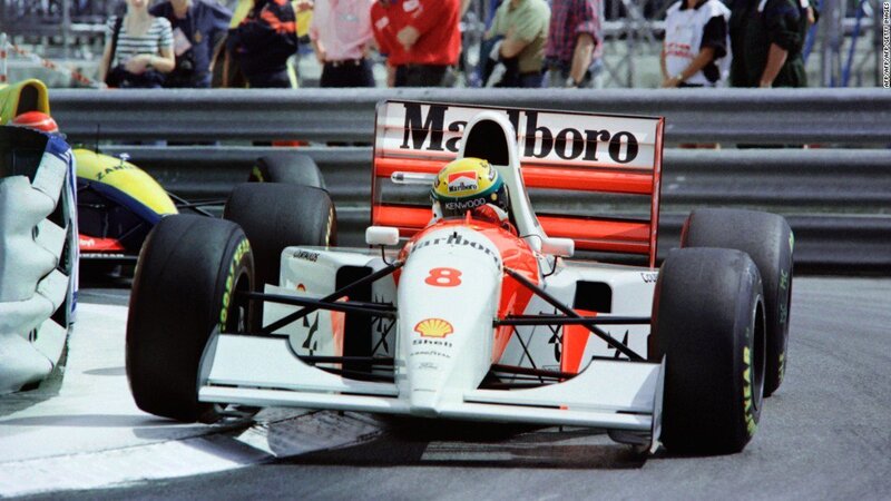 Senna, all&#039;asta la McLaren della sua ultima vittoria a Montecarlo