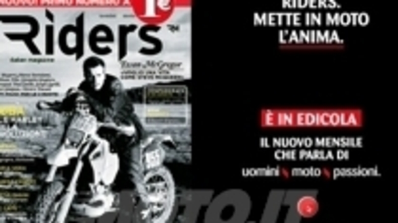 Nuovo mensile Riders. La moto come stile di vita