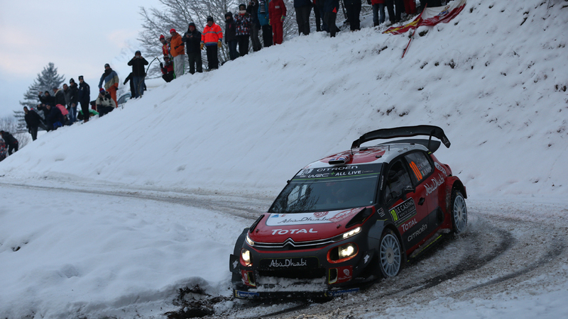 WRC 2018/Citroen. Monte-Carlo. Gran Finale Meeke-C3 WRC+ 