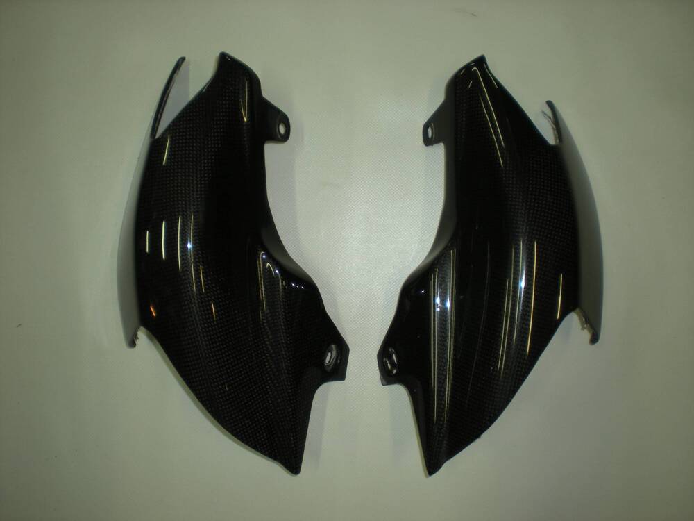 Coppia fianchetti posteriori carbonio Hym - 969855 Ducati