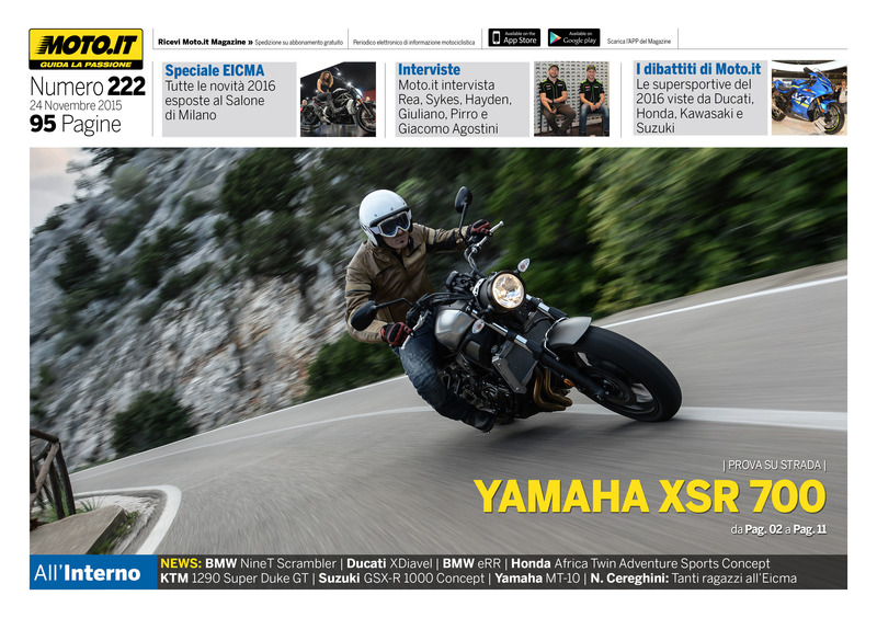 Magazine n&deg;222, scarica e leggi il meglio di Moto.it 