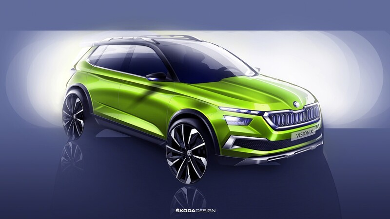 Skoda Vision X, il futuro SUV compatto al Salone di Ginevra 2018