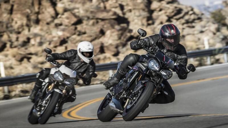 Le nuove Triumph Speed Triple S ed RS 2018