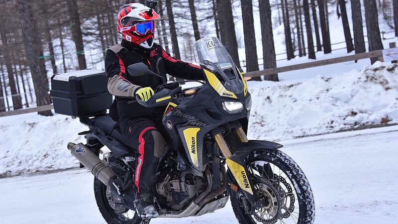 Honda Africa Twin CRF1000L DCT e Anlas Winter Grip Plus