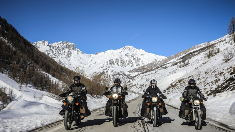 Quattro Royal Enfield all&#039;Agnellotreffen