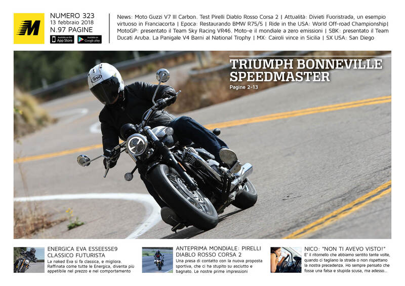 Magazine n&deg; 323, scarica e leggi il meglio di Moto.it 