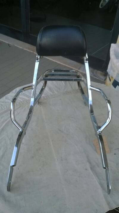 Schienale con portapacchi Moto Guzzi