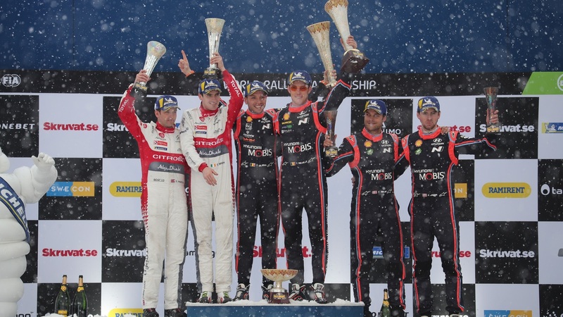 WRC 2018/Citroen. Svezia 2. Grande performance delle C3 WRC. Craig Breen e Scott Martin secondi 
