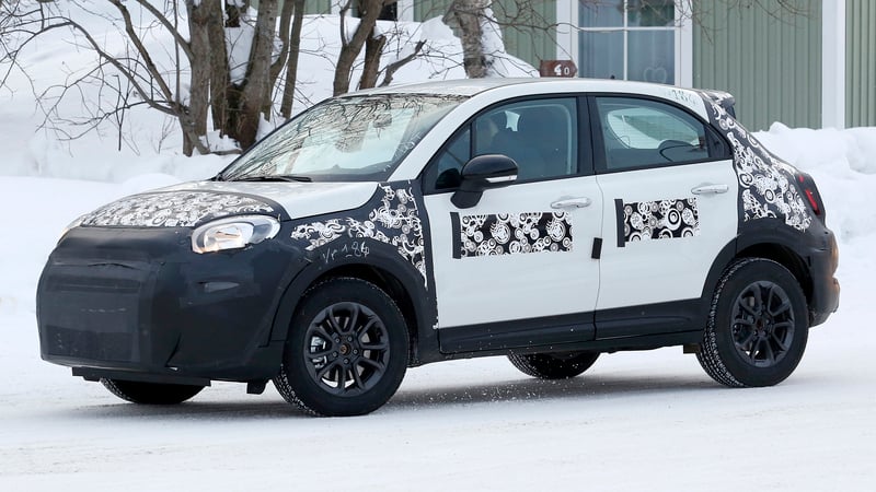 Fiat 500 X, le foto spia