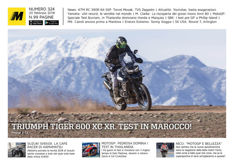 Magazine n&deg; 324, scarica e leggi il meglio di Moto.it 