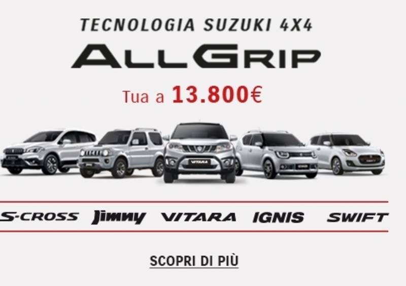 Suzuki gamma 4x4 in offerta da 13800 &euro;