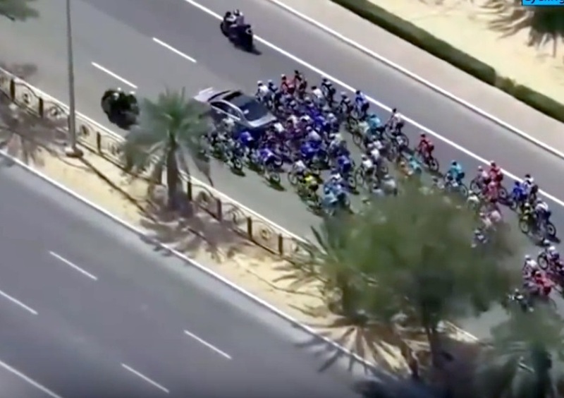 Abu Dhabi Tour 2018: Cavendish tradito dalla... frenata d&#039;emergenza [Video]