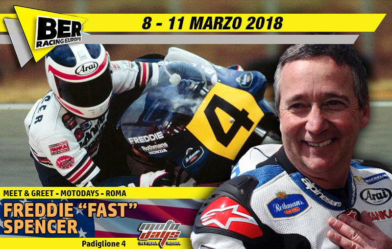 Arai: Freddie Spencer a Motodays 2018