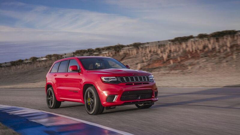 Jeep Grand Cherokee Trackhawk, il super SUV da 700 CV debutta al Salone di Ginevra 2018