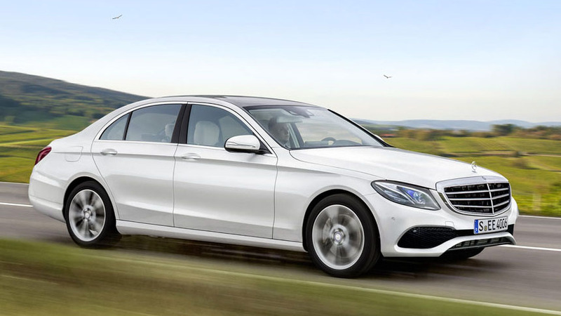 Nuova Mercedes Classe E: nel rendering, tanto in comune con la Classe C