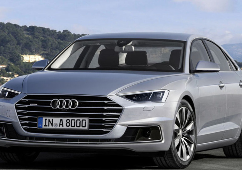 Nuova Audi A8: dal rendering, lo stile dei quattro anelli &egrave; evidente