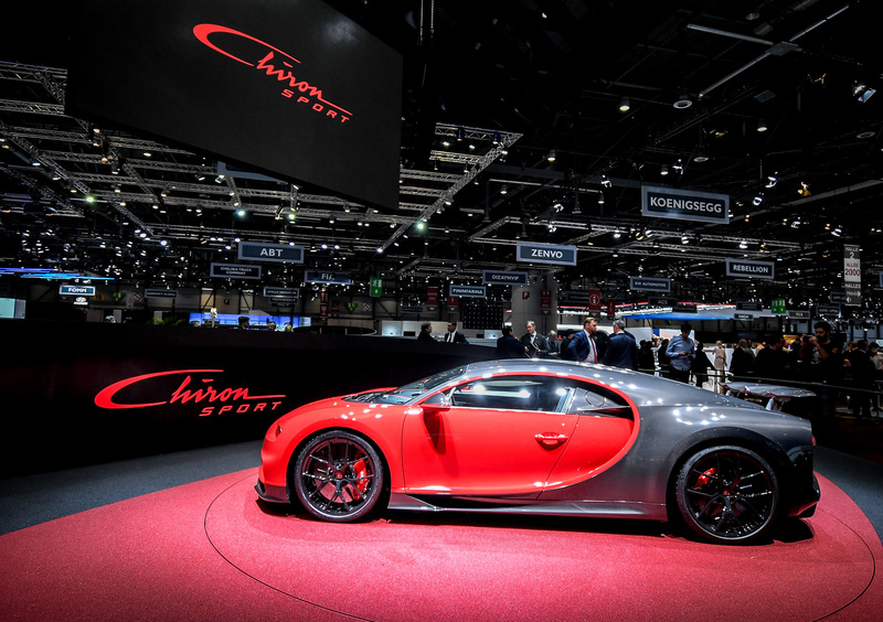 Bugatti Chiron Sport al Salone di Ginevra 2018