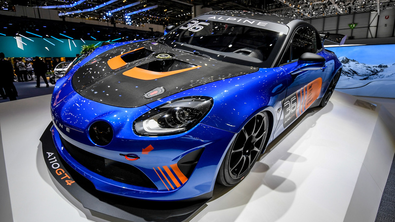 Alpine A110 GT4 al Salone di Ginevra 2018 [Video]