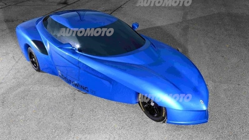 DeltaWing GT, l&#039;&ldquo;auto freccia&rdquo; diventa stradale