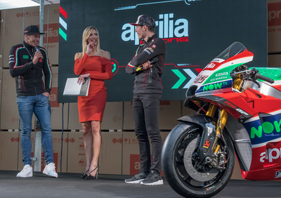 MotoGP. La presentazione del team Aprilia 2018