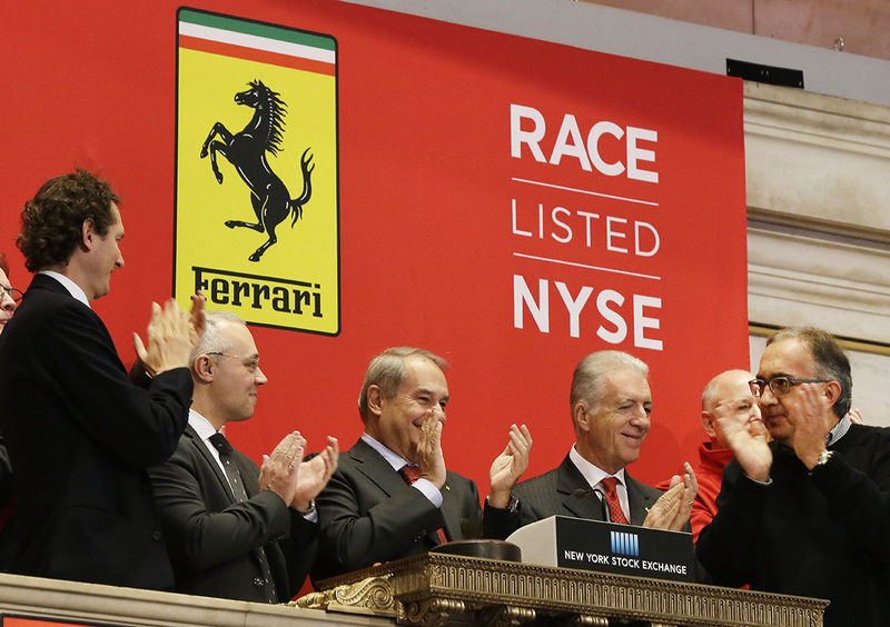 Ferrari, Wall Street da sogno. Marchionne: &laquo;Concorrenza non all&rsquo;altezza&raquo;