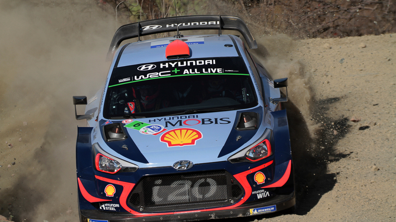 WRC 2018 Messico. 1a Tappa. Sordo (Hyundai) e Loeb (Citroen). Sensazioni Forti