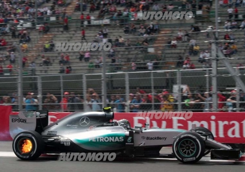 F1, Gp del Messico 2015, FP2: Rosberg davanti a tutti