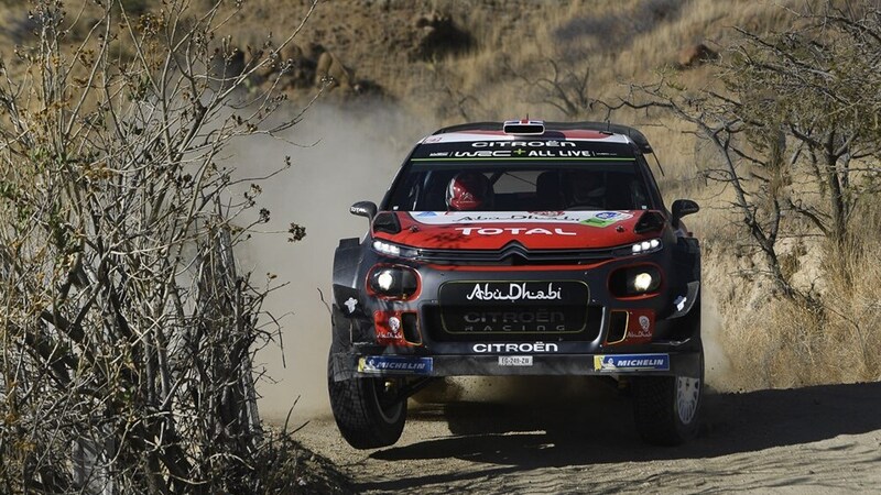 WRC 2018/Citroen. Mexico. Meeke 3&deg; e Loeb 5&deg;. C3 WRC ago della bilancia del Rally Messico 2018