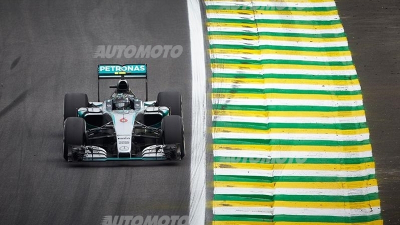 F1, Gp Brasile 2015, FP2: Rosberg davanti a tutti