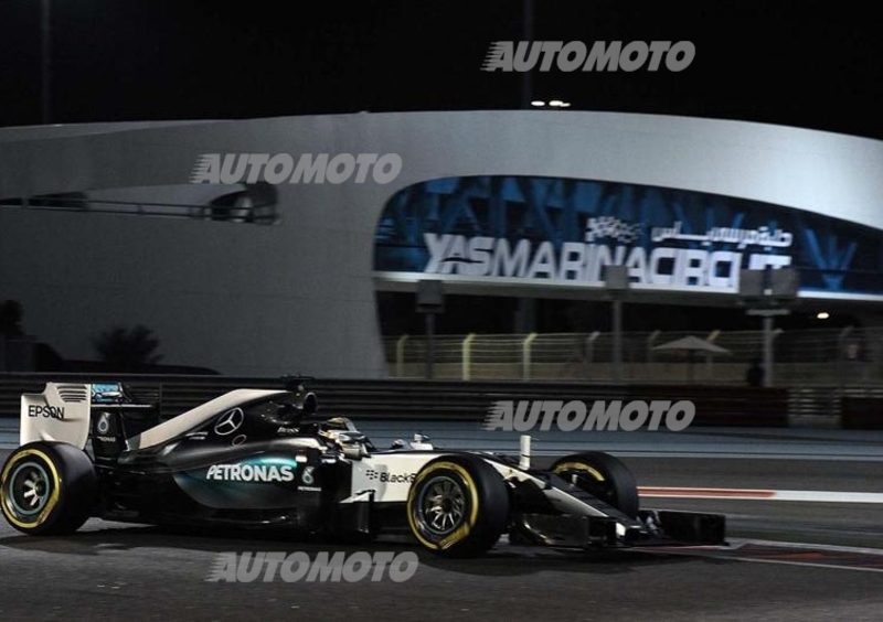 F1, Gp Abu Dhabi 2015, FP3: Rosberg davanti a tutti