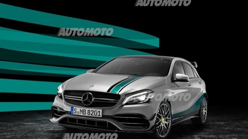 Mercedes Classe A 45 AMG World Champion Edition, l&#039;iridata