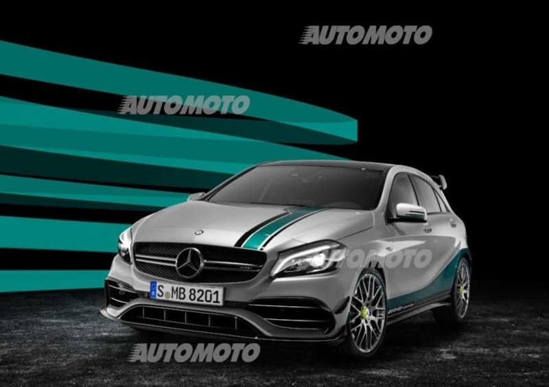 Mercedes Classe A 45 AMG World Champion Edition, l&#039;iridata