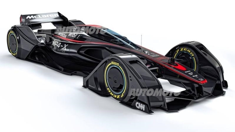 McLaren MP4-X: la F1 oltre i limiti dell&#039;immaginazione