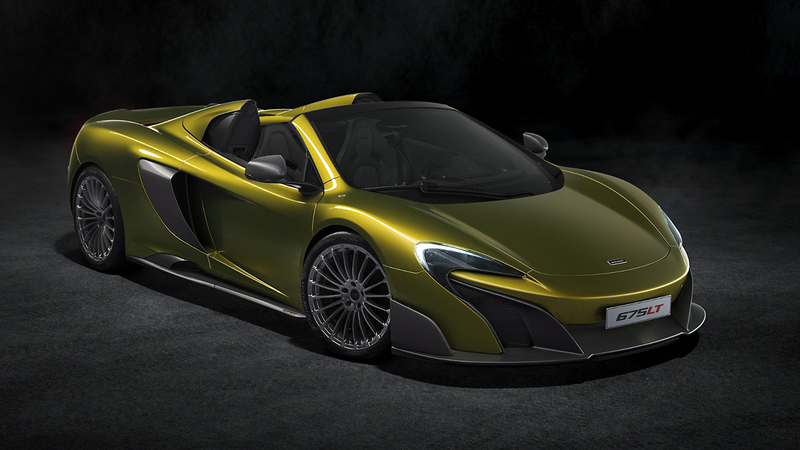 McLaren 675LT Spider: longtail a cielo aperto