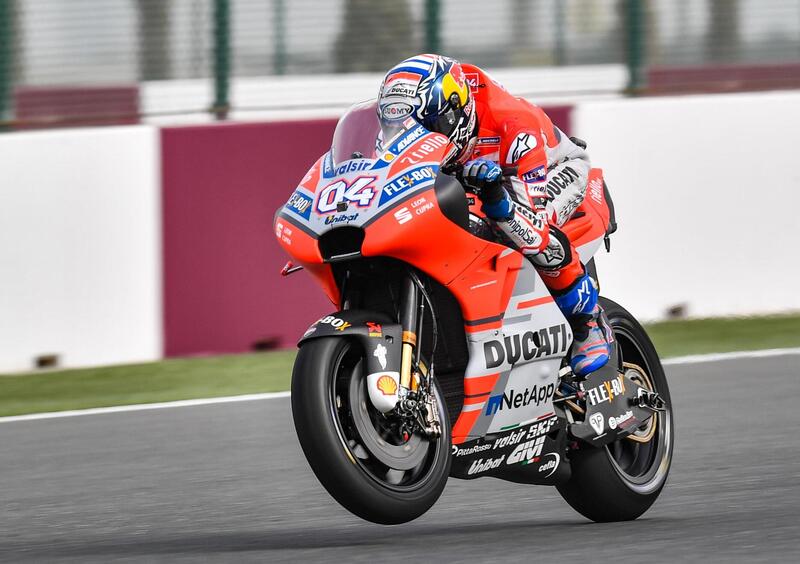 MotoGP 2018. FP2 in Qatar, Dovizioso &egrave; il pi&ugrave; veloce