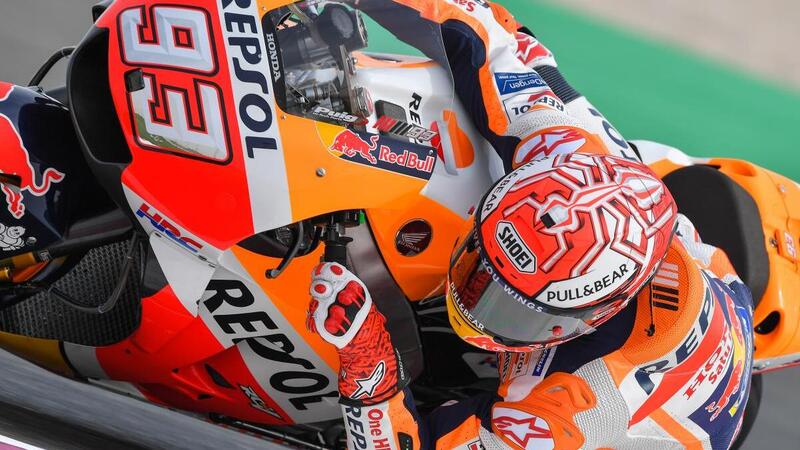 MotoGP 2018. Marquez &egrave; il pi&ugrave; veloce nel warm up del GP del Qatar