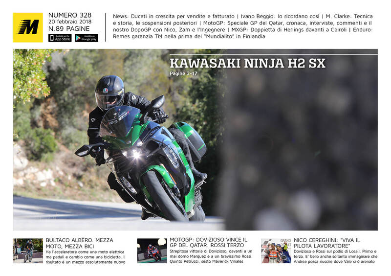 Magazine n&deg; 328, scarica e leggi il meglio di Moto.it 